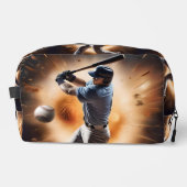 "The Dust Cloud Showdown: A Pitcher's Fury" Waschbeutel (Vorderseite)