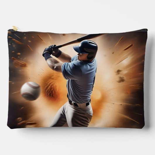 "The Dust Cloud Showdown: A Pitcher's Fury" Zubehörtasche (Vorderseite)