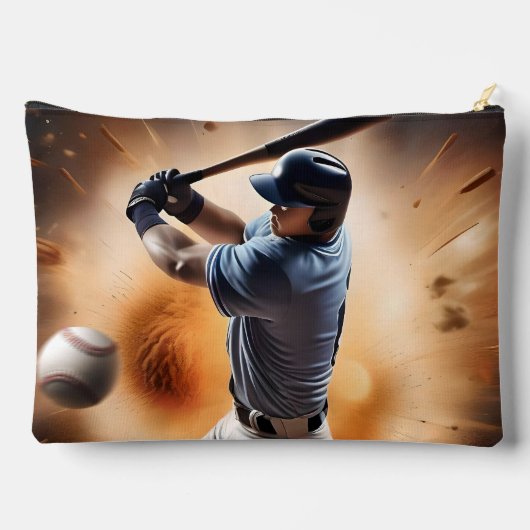 "The Dust Cloud Showdown: A Pitcher's Fury" Zubehörtasche (Rückseite)