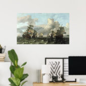 The Dutch Fleet of the India Company, 1675 Poster (Heimbüro)