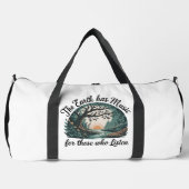 The Earth Has Music" - Nature Lover's Duffle Bag (Vorderseite)