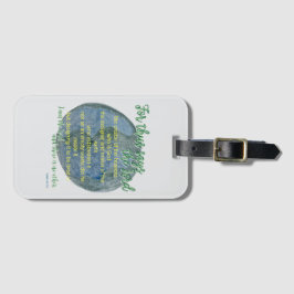 The Earth He Formed Gepäckanhänger