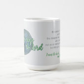 The Earth He Formed Isaiah 45:18 Kaffeetasse (Mittel)
