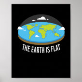 The Earth Is Flat Earthers Poster (Vorne)