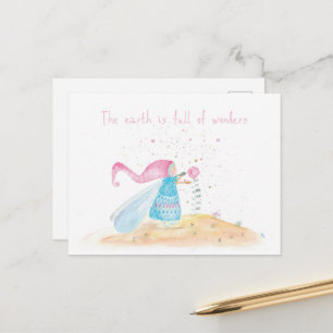 The earth is full of wonders postkarte