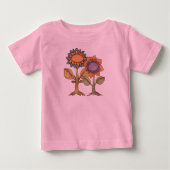 The Earth Laughs With Flowers Baby T-shirt (Vorderseite)