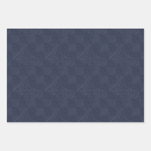 The Earthy Browns and Blue Mud Cloud Style Geschenkpapier Set (Vorderseite 2)