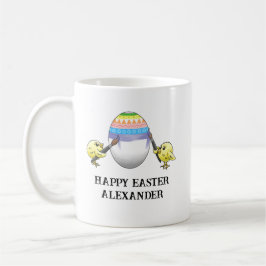 The Easter egg is painted by the chickens Kaffeetasse