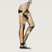 The Echo of “Virelle” – An Abstract Portrait Leggings (Rechts)