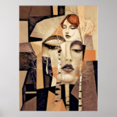 The Echo of “Virelle” – An Abstract Portrait Poster (Vorne)