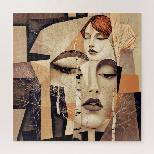 The Echo of “Virelle” – An Abstract Portrait Puzzle (Vertikal)