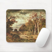 The Edge des Waldes, 1871 Mousepad (Mit Mouse)