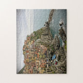 The Edge of Italy - Manarola - Cinque Terre Puzzle (Vertikal)