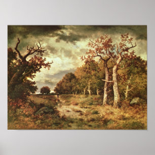 The Edge of the Forest, 1871 Poster