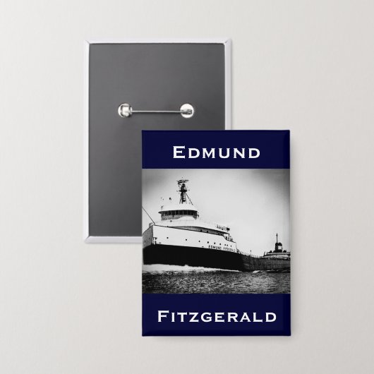 The Edmund Fitzgerald Button (Vorderseite/Rückseite)