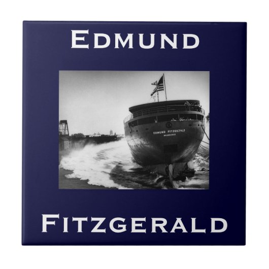 The Edmund Fitzgerald Fliese (Vorderseite)