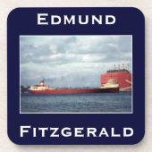 The Edmund Fitzgerald Getränkeuntersetzer (Vorderseite)