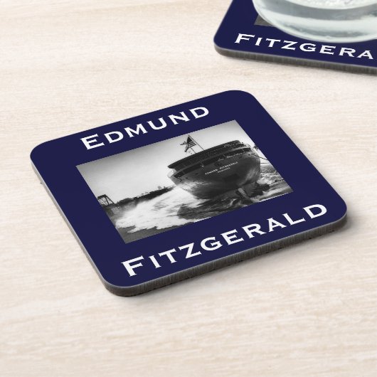 The Edmund Fitzgerald Getränkeuntersetzer (Linke Seite)