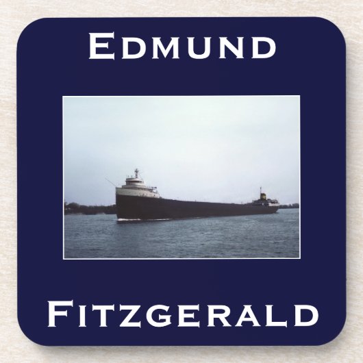The Edmund Fitzgerald Getränkeuntersetzer (Vorderseite)