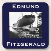 The Edmund Fitzgerald Getränkeuntersetzer (Vorderseite)