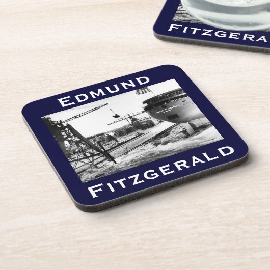 The Edmund Fitzgerald Getränkeuntersetzer (Linke Seite)