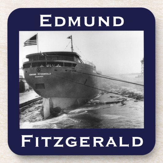 The Edmund Fitzgerald Getränkeuntersetzer (Vorderseite)