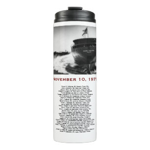 The Edmund Fitzgerald mit Crew-Namen Tasse