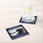 The Edmund Fitzgerald Rechteckiger Pappuntersetzer (Vor Ort)