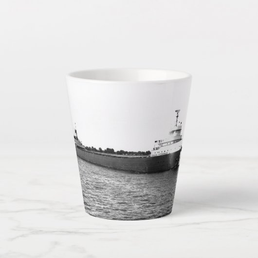 The Edmund Fitzgerald St. Clair River Vintage Milchtasse (Vorderseite)