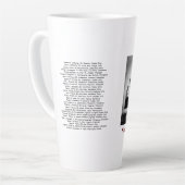 The Edmund Fitzgerald with Crew Names Milchtasse (Linke Ecke)