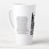 The Edmund Fitzgerald with Crew Names Milchtasse (Linke Ecke)