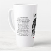 The Edmund Fitzgerald with Crew Names Milchtasse (Linke Ecke)