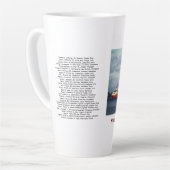 The Edmund Fitzgerald with Crew Names Milchtasse (Linke Ecke)