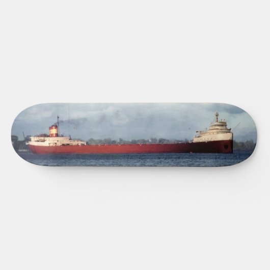 The Edmund Fitzgerald with Crew Names Skateboard (Horizontal)