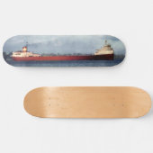 The Edmund Fitzgerald with Crew Names Skateboard (Horizontal)