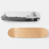 The Edmund Fitzgerald with Crew Names Skateboard (Horizontal)