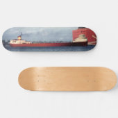 The Edmund Fitzgerald with Crew Names Skateboard (Horizontal)