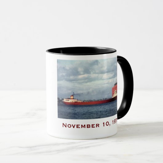 The Edmund Fitzgerald with Crew Names Tasse (VorderseiteRechts)