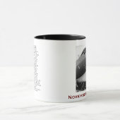 The Edmund Fitzgerald with Crew Names Tasse (Zentrum)