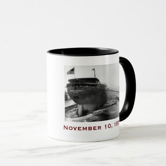 The Edmund Fitzgerald with Crew Names Tasse (VorderseiteRechts)