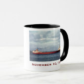The Edmund Fitzgerald with Crew Names Tasse (VorderseiteRechts)