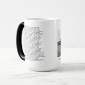 The Edmund Fitzgerald with Crew Names Verwandlungstasse (Vorderseite Links)