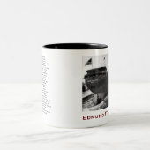 The Edmund Fitzgerald with Crew Names Zweifarbige Tasse (Mittel)
