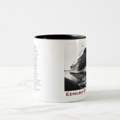 The Edmund Fitzgerald with Crew Names Zweifarbige Tasse (Mittel)