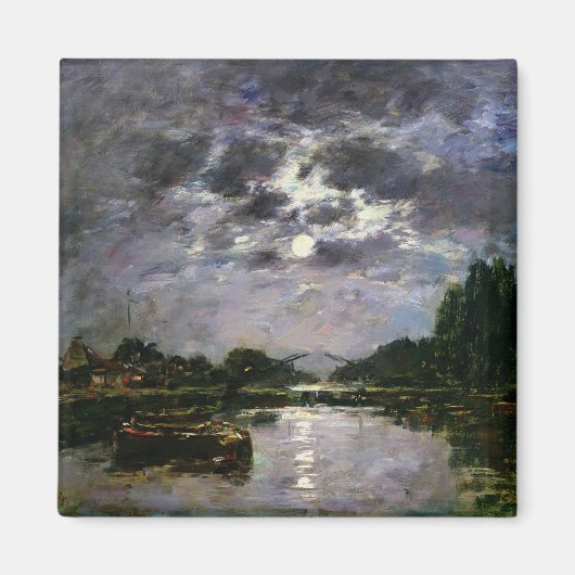 The Effect of the Moon, 1891 (Öl auf die Leinwand) Magnet (Vorne)