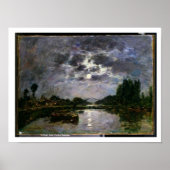 The Effect of the Moon, 1891 (Öl auf die Leinwand) Poster (Vorne)