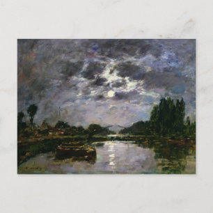 The Effect of the Moon, 1891 (Öl auf die Leinwand) Postkarte