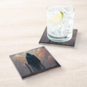 The Effigy Fantasy Sci-Fi Art Glasuntersetzer (Schrägansicht)