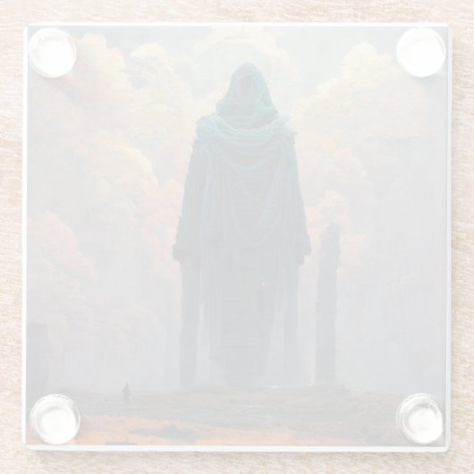 The Effigy Fantasy Sci-Fi Art Glasuntersetzer (Rückseite)