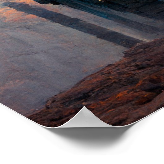 The Effigy Fantasy Sci-Fi Art Poster (Ecke)